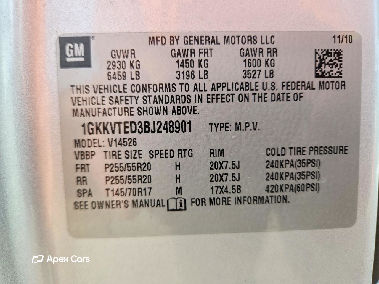 GMC Acadia 2011