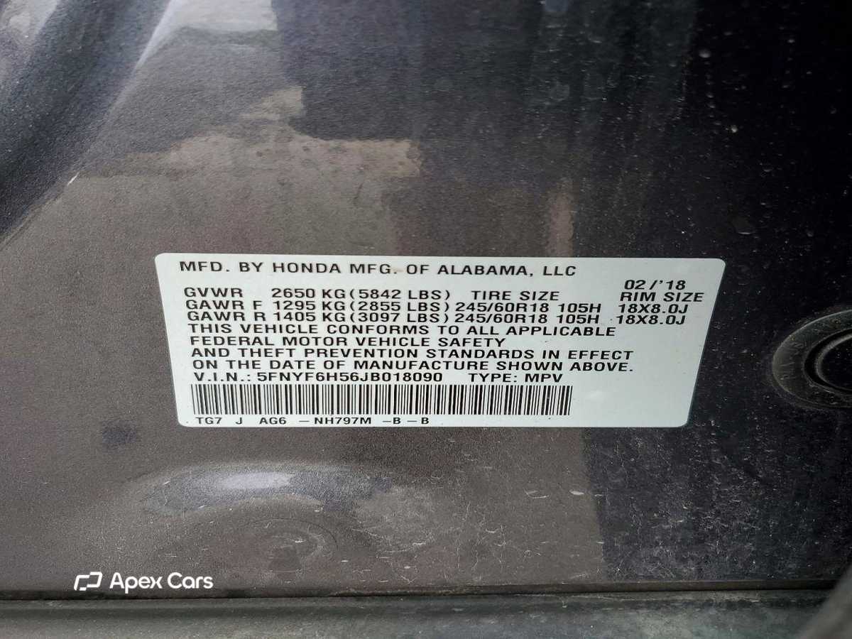 Honda Pilot 2018