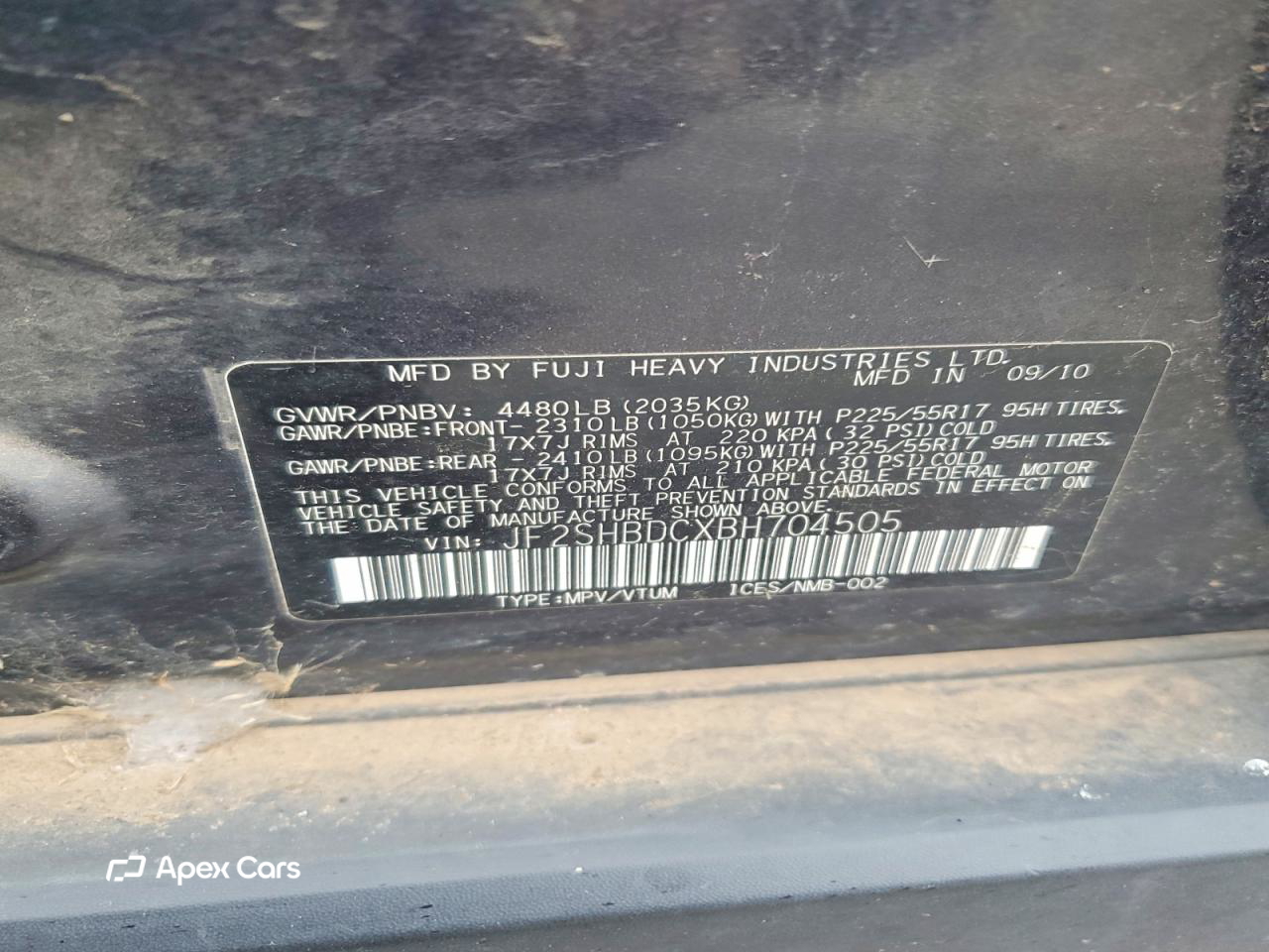 Subaru Forester 2011