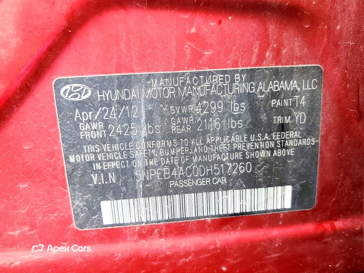 Hyundai Sonata 2013