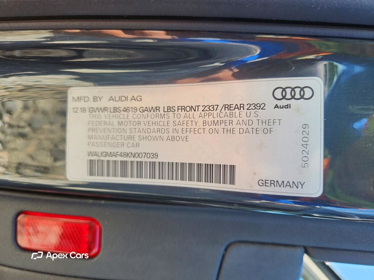 Audi A4 2019