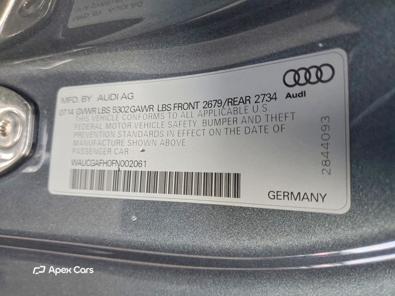 Audi RS5 2015