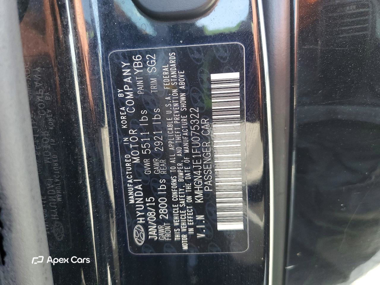 Hyundai Genesis 2015