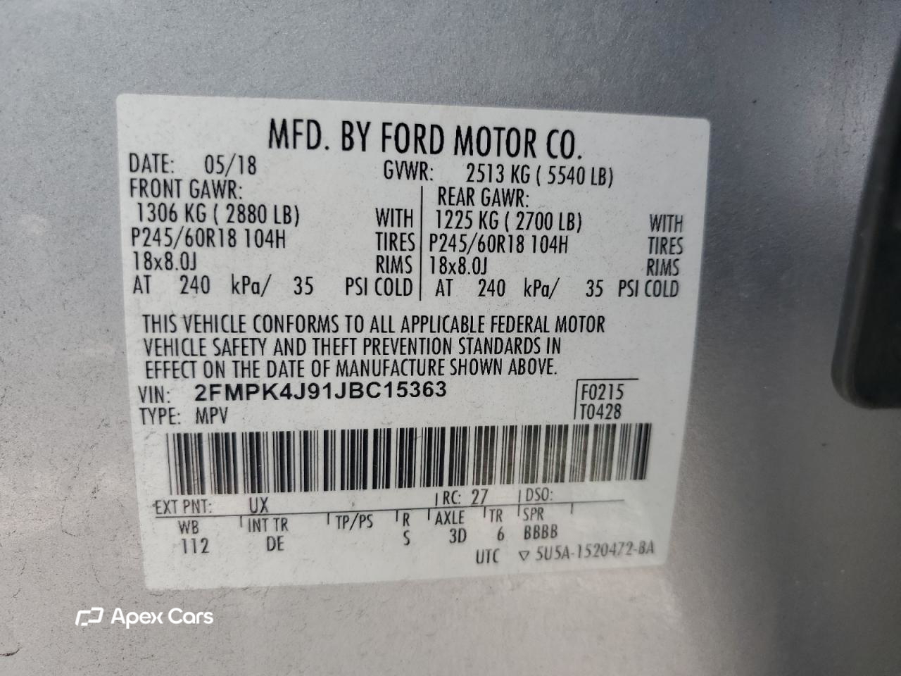 Ford Edge 2018
