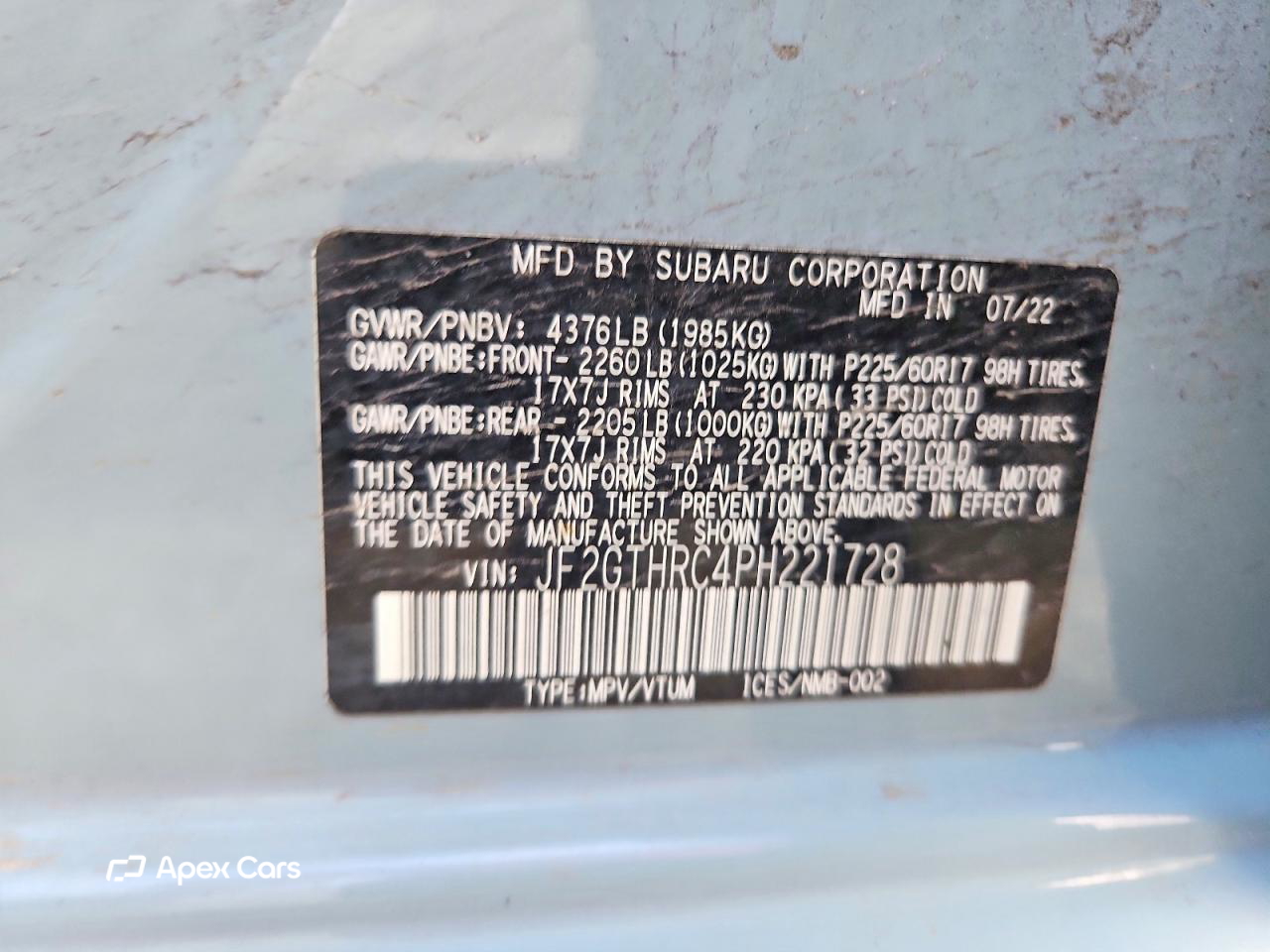 Subaru XV 2023