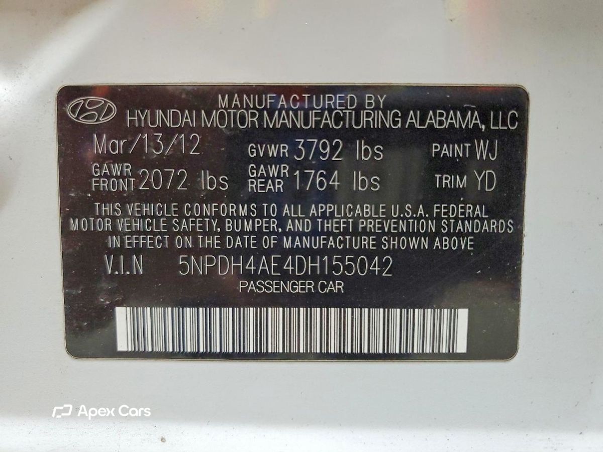 Hyundai Elantra 2013