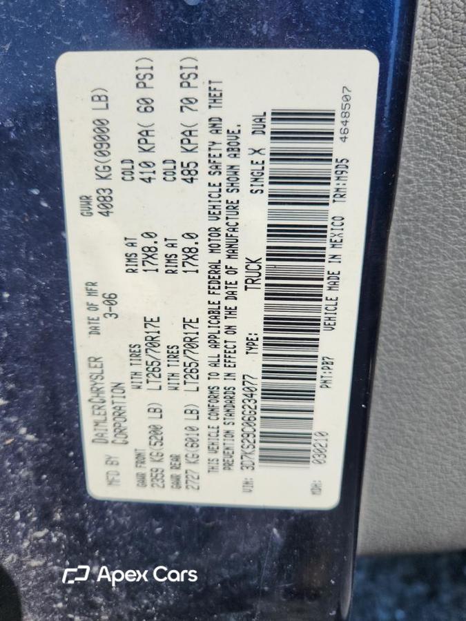 Dodge RAM 2006