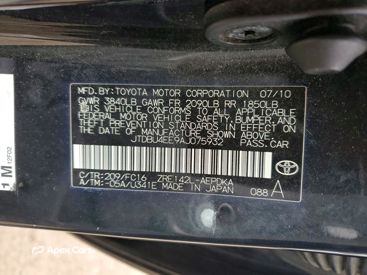 Toyota Corolla 2010