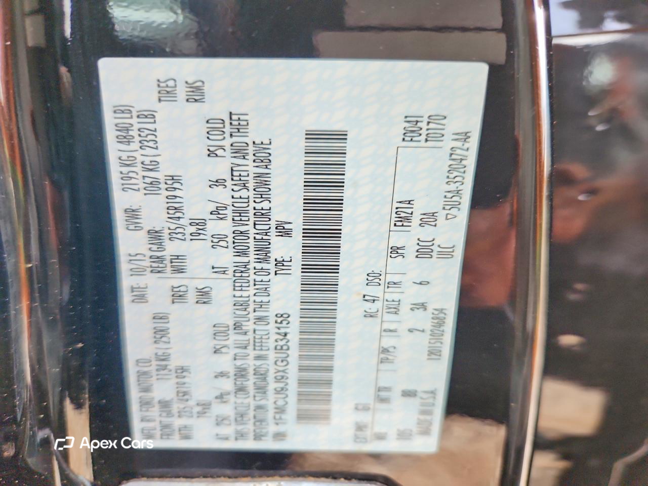 Ford Escape 2016