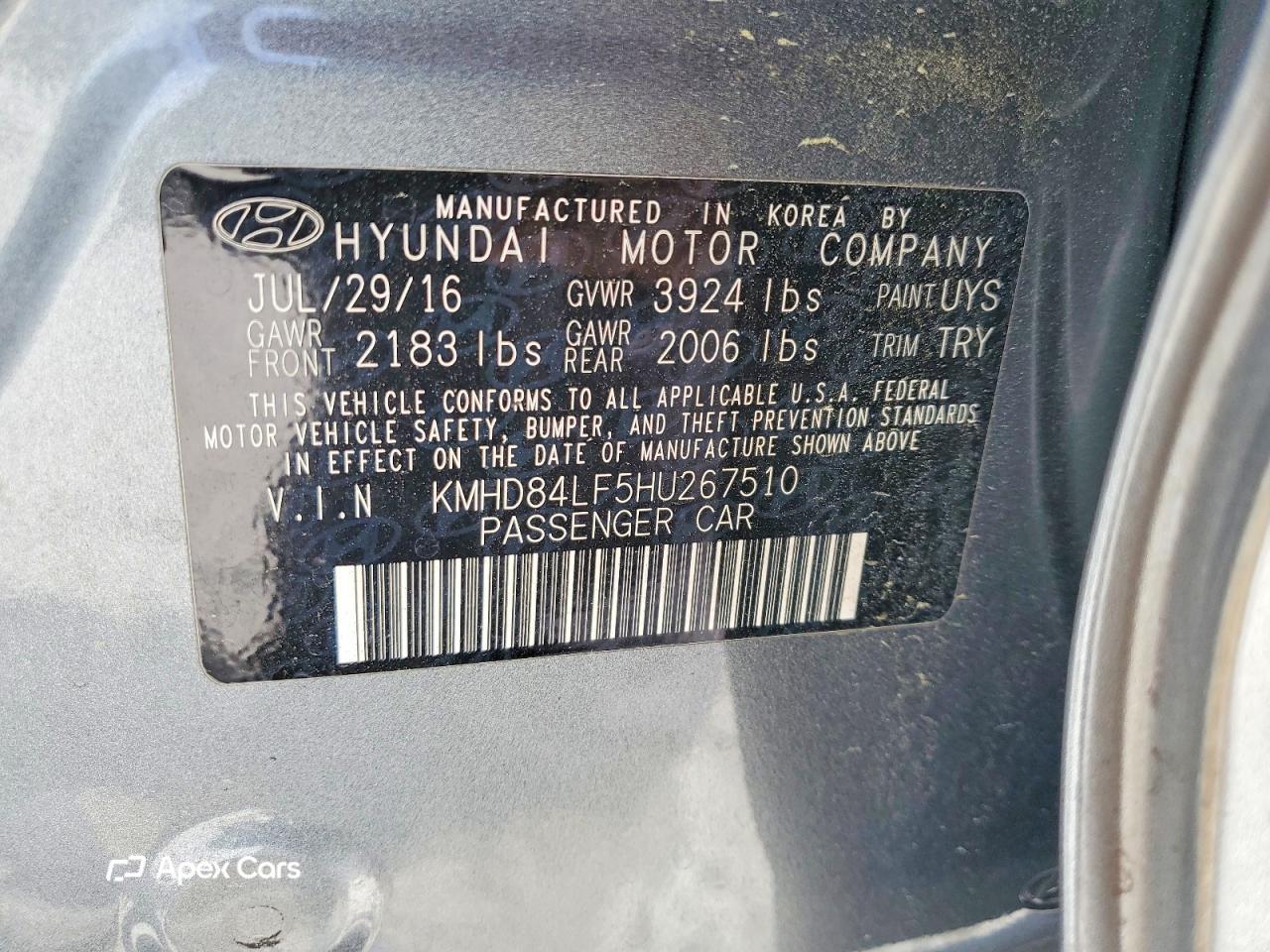 Hyundai Elantra 2017