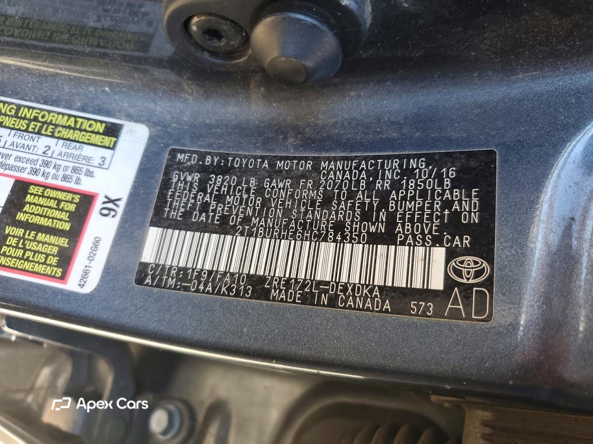 Toyota Corolla 2017
