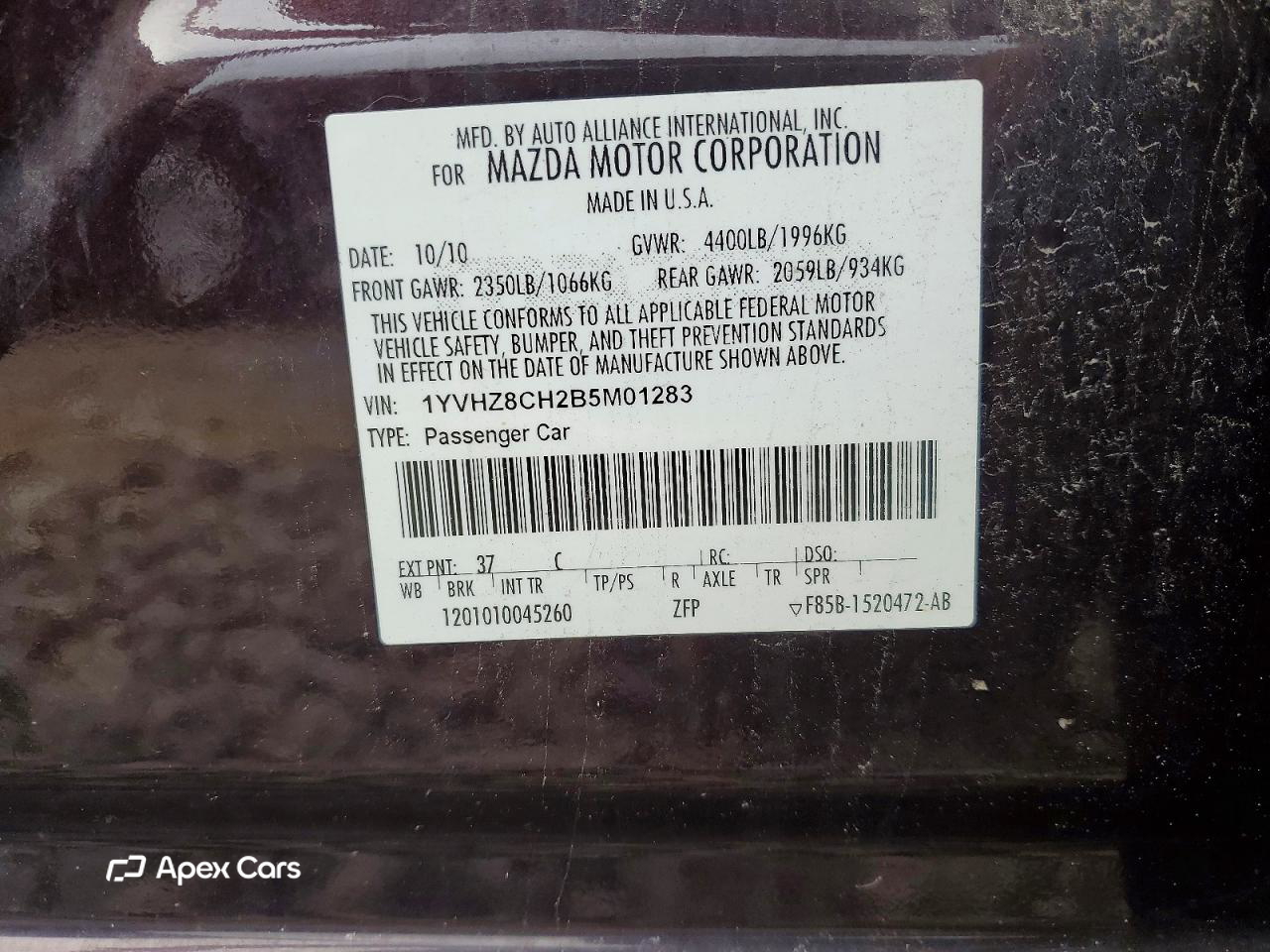 Mazda 6 2011