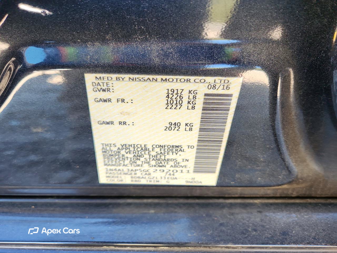 Nissan Altima 2016
