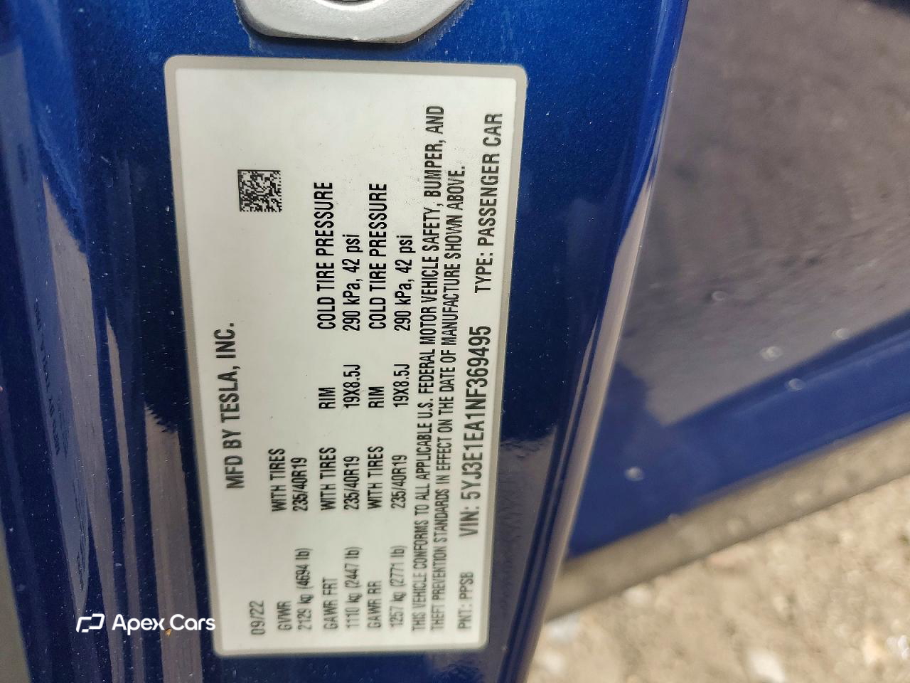 Tesla Model 3 2022