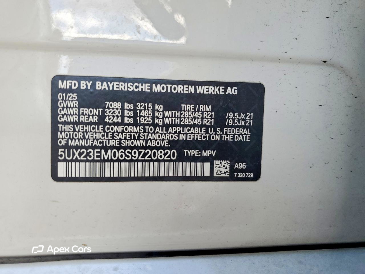 BMW X7 2025