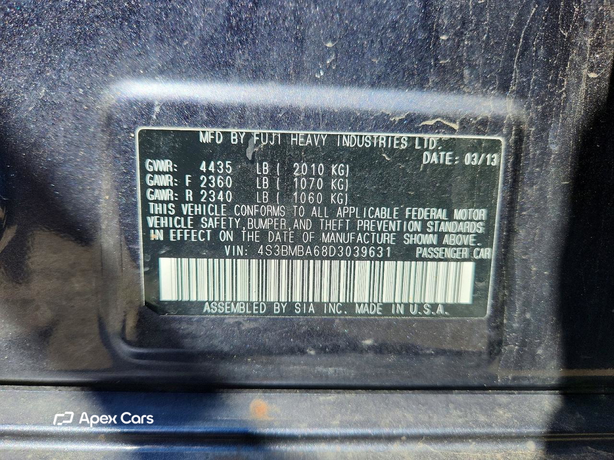 Subaru Legacy 2013