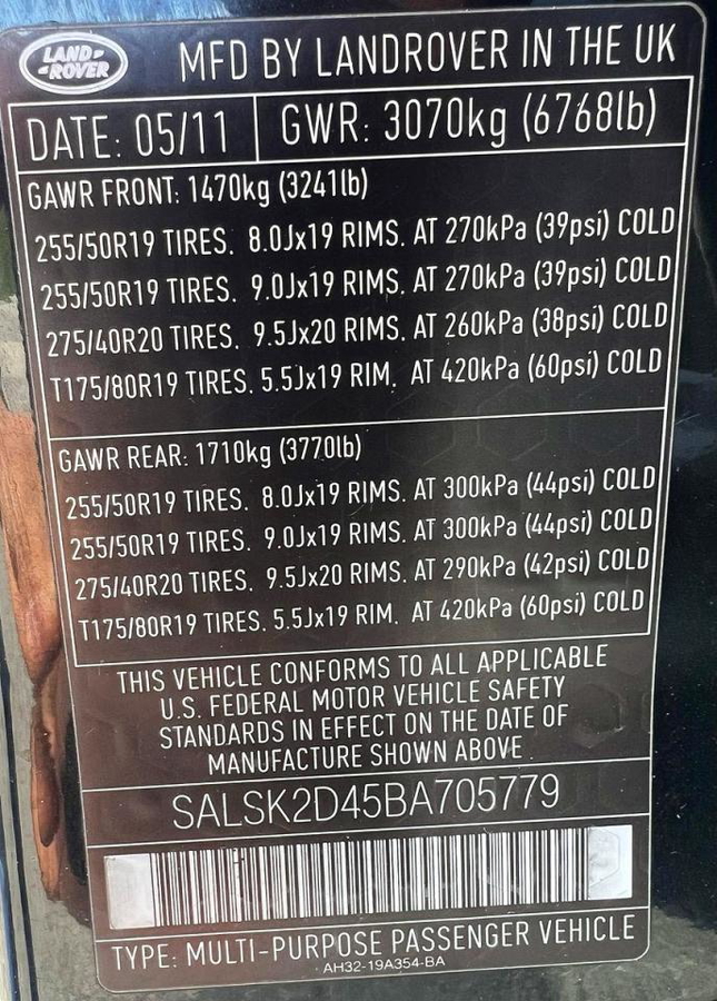 Land Rover Range Rover 2011