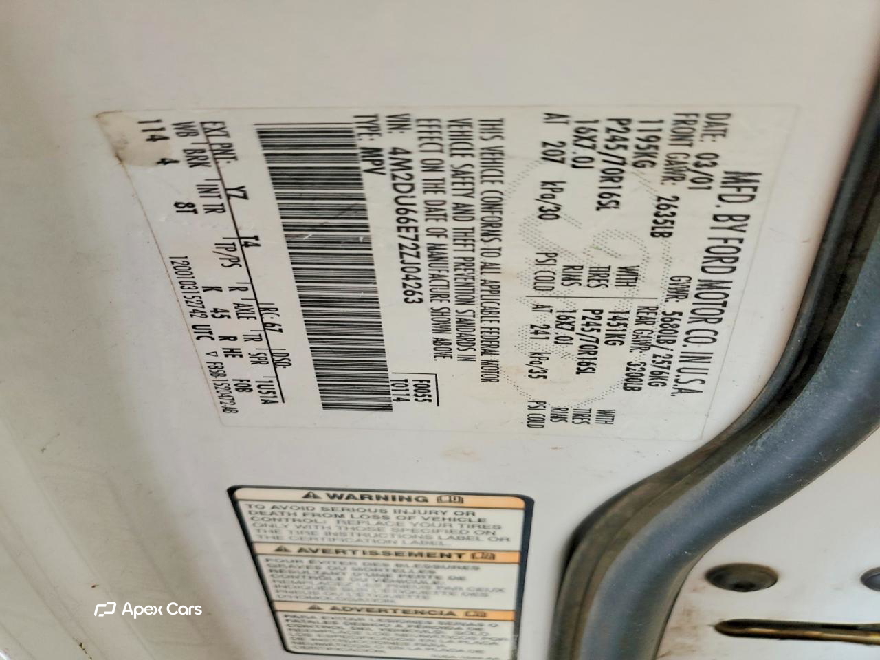 Mercury Mountaineer 2002