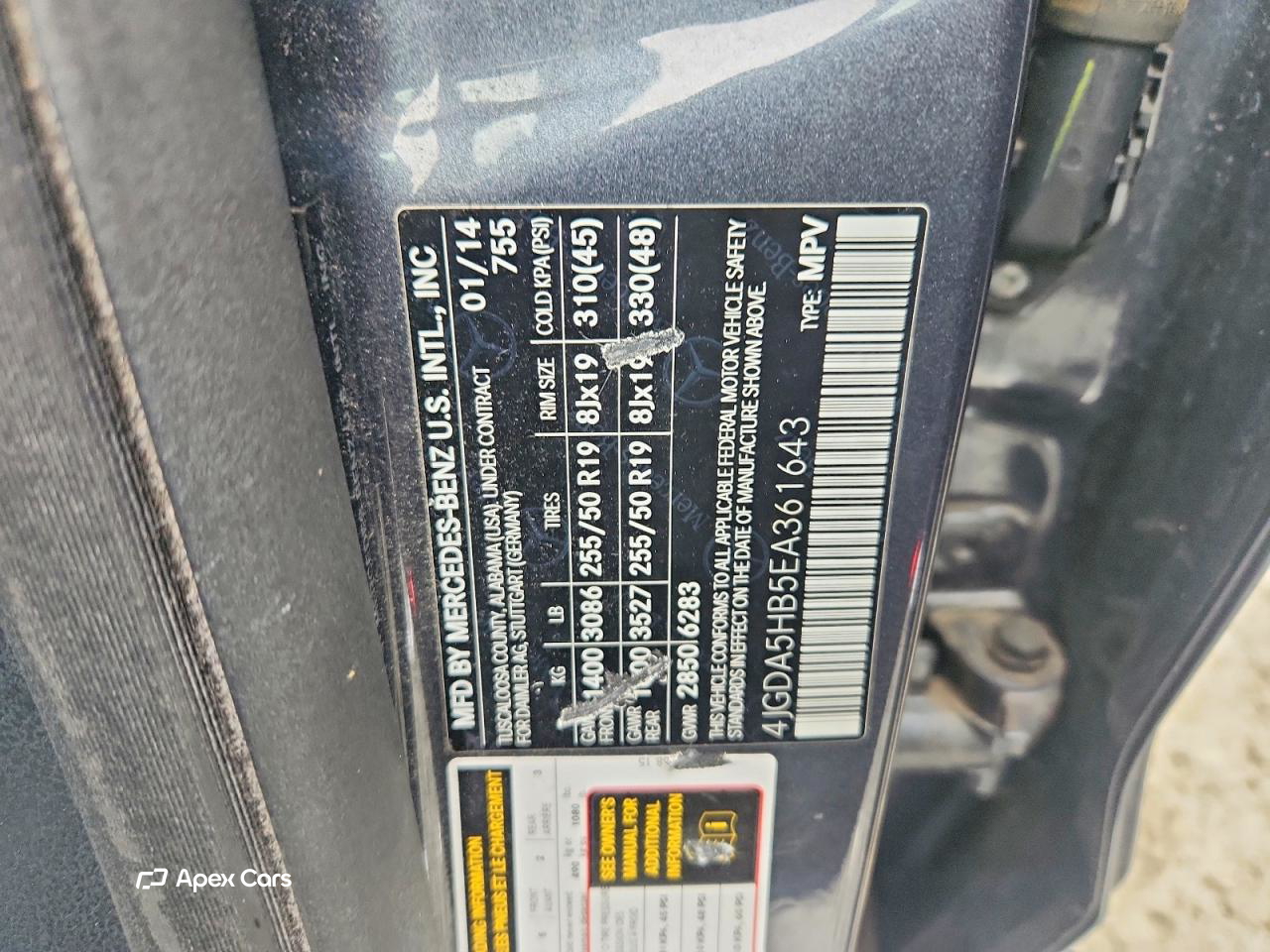 Mercedes-Benz M-klasse 2014