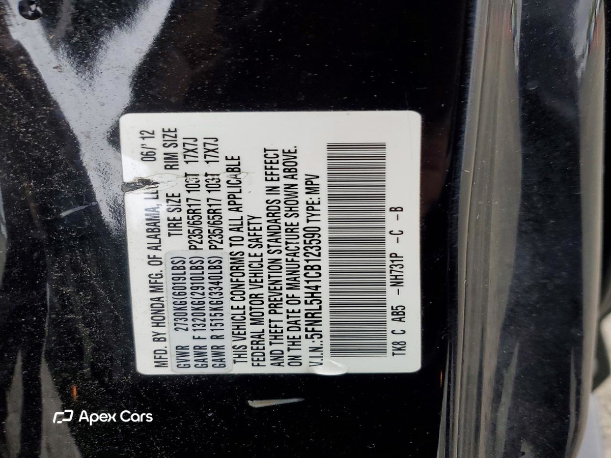 Honda Odyssey 2012