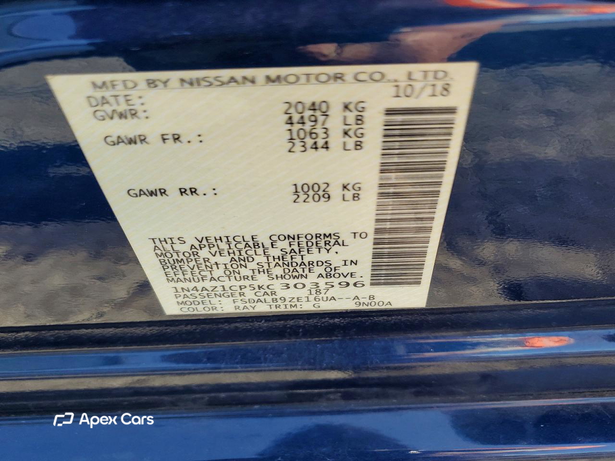 Nissan Leaf 2019