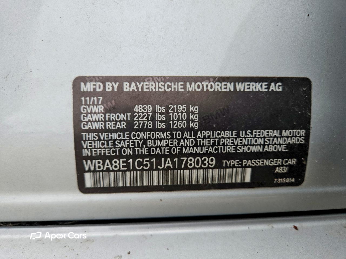 BMW Series 3 2018