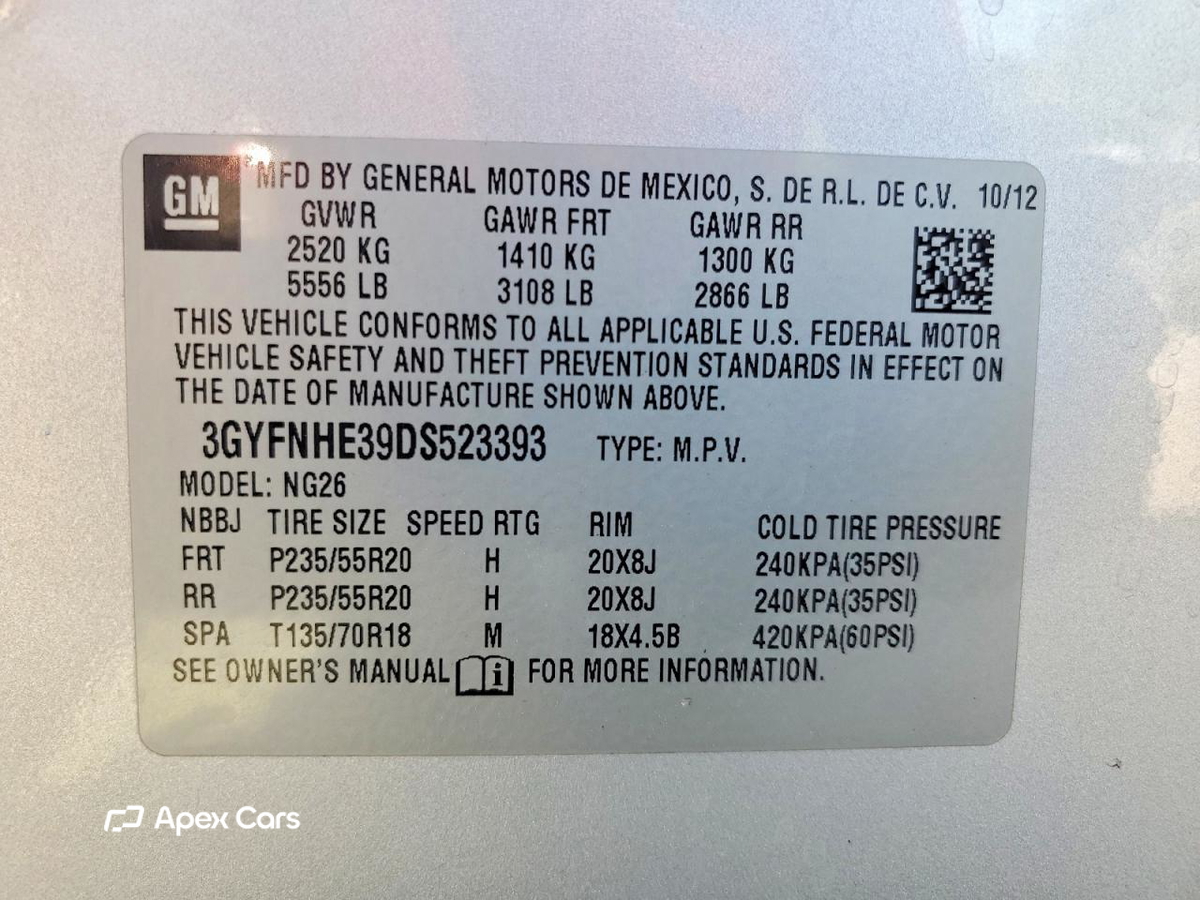 Cadillac SRX 2013
