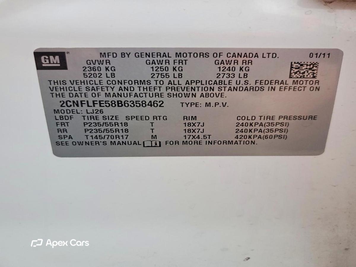 Chevrolet Equinox 2011