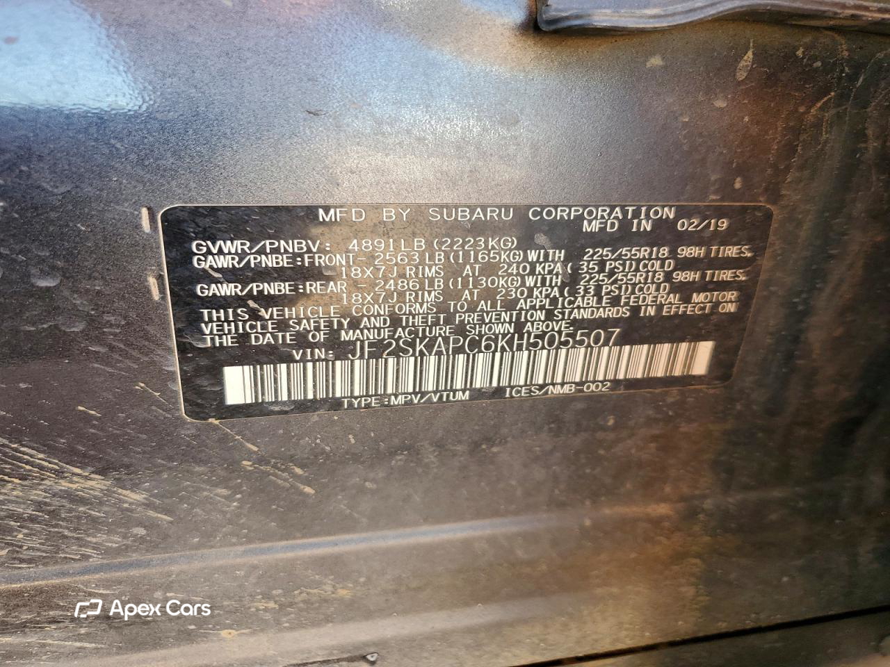 Subaru Forester 2019