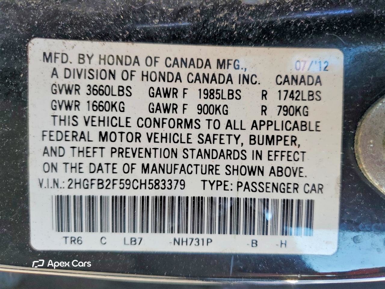 Honda Civic 2012