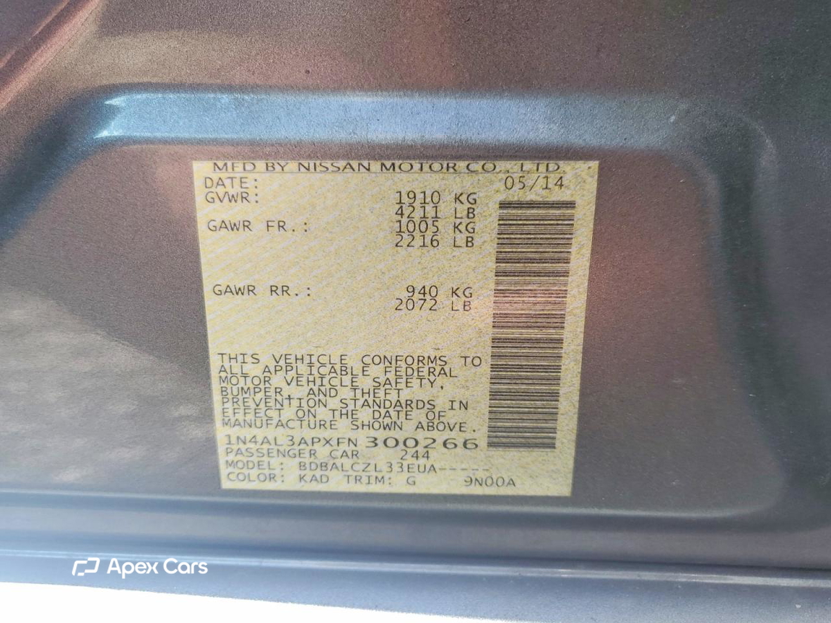 Nissan Altima 2015