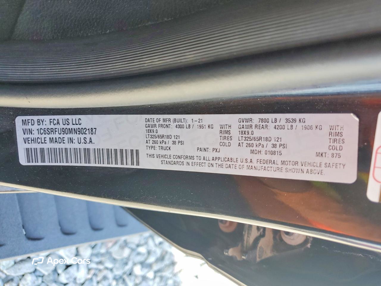 RAM 1500 2021