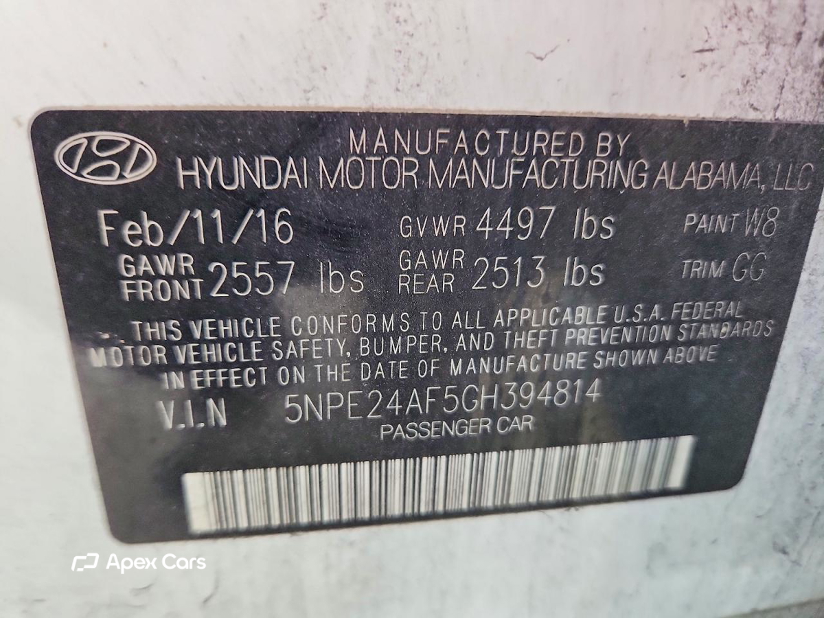 Hyundai Sonata 2016