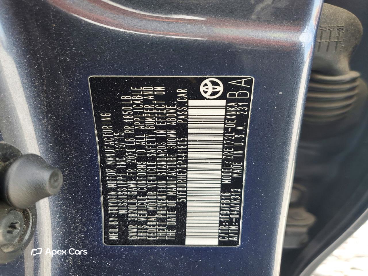 Toyota Corolla 2016