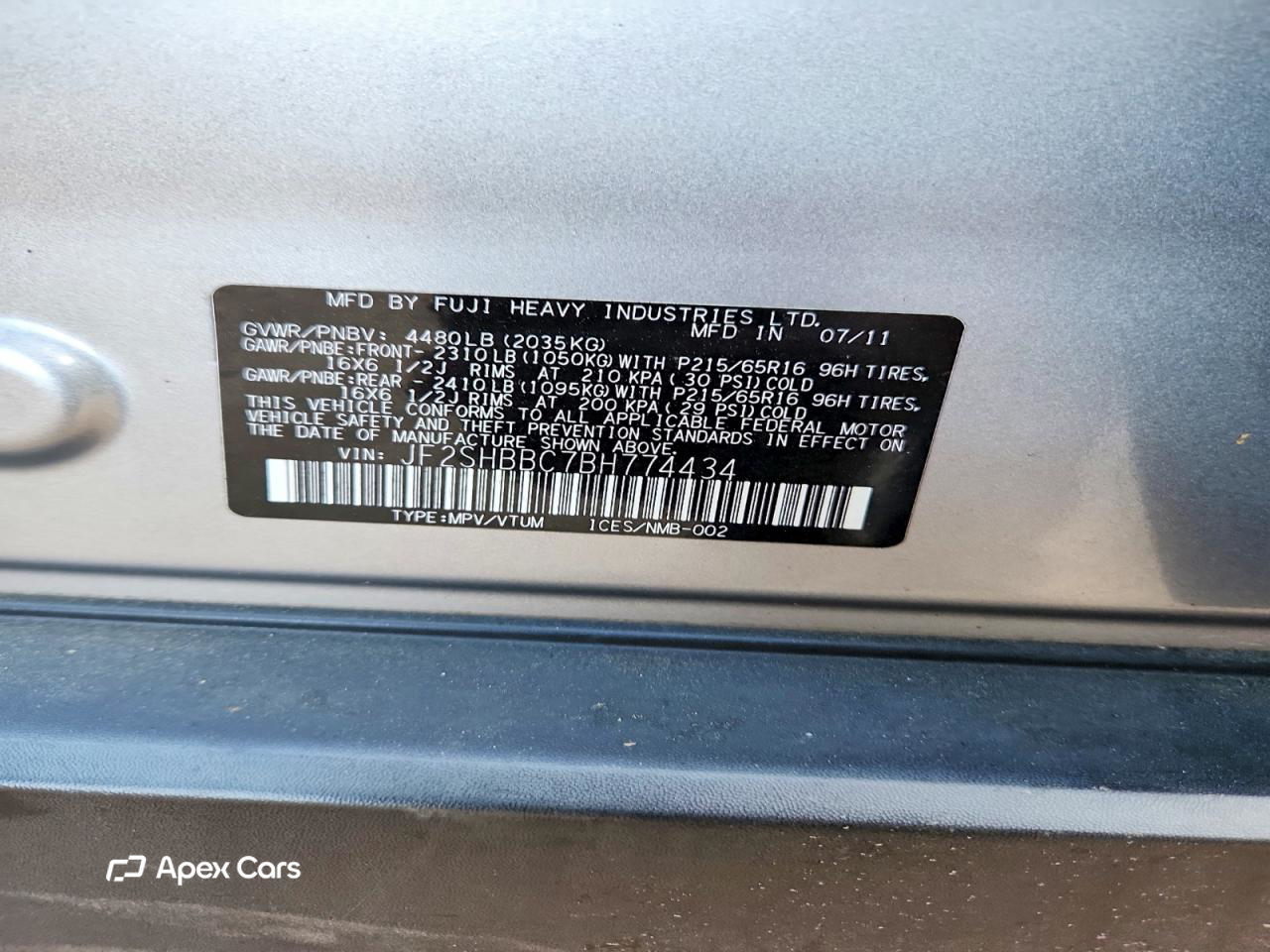 Subaru Forester 2011