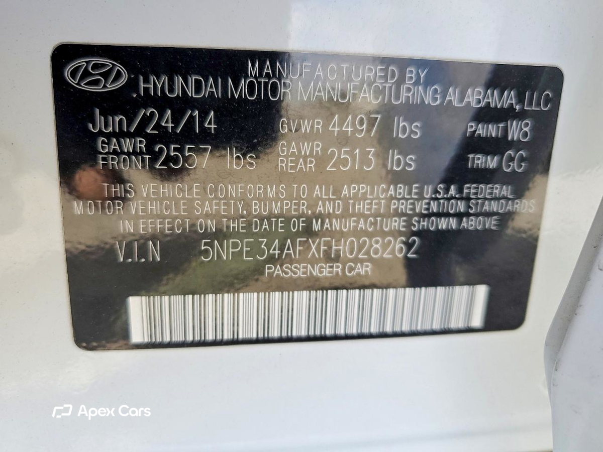 Hyundai Sonata 2015