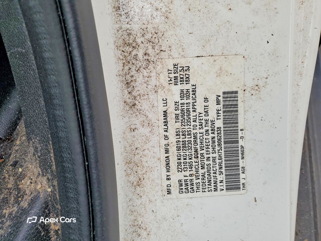 Honda Odyssey 2018