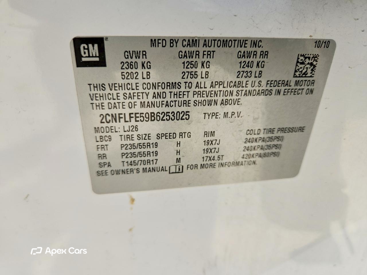 Chevrolet Equinox 2011