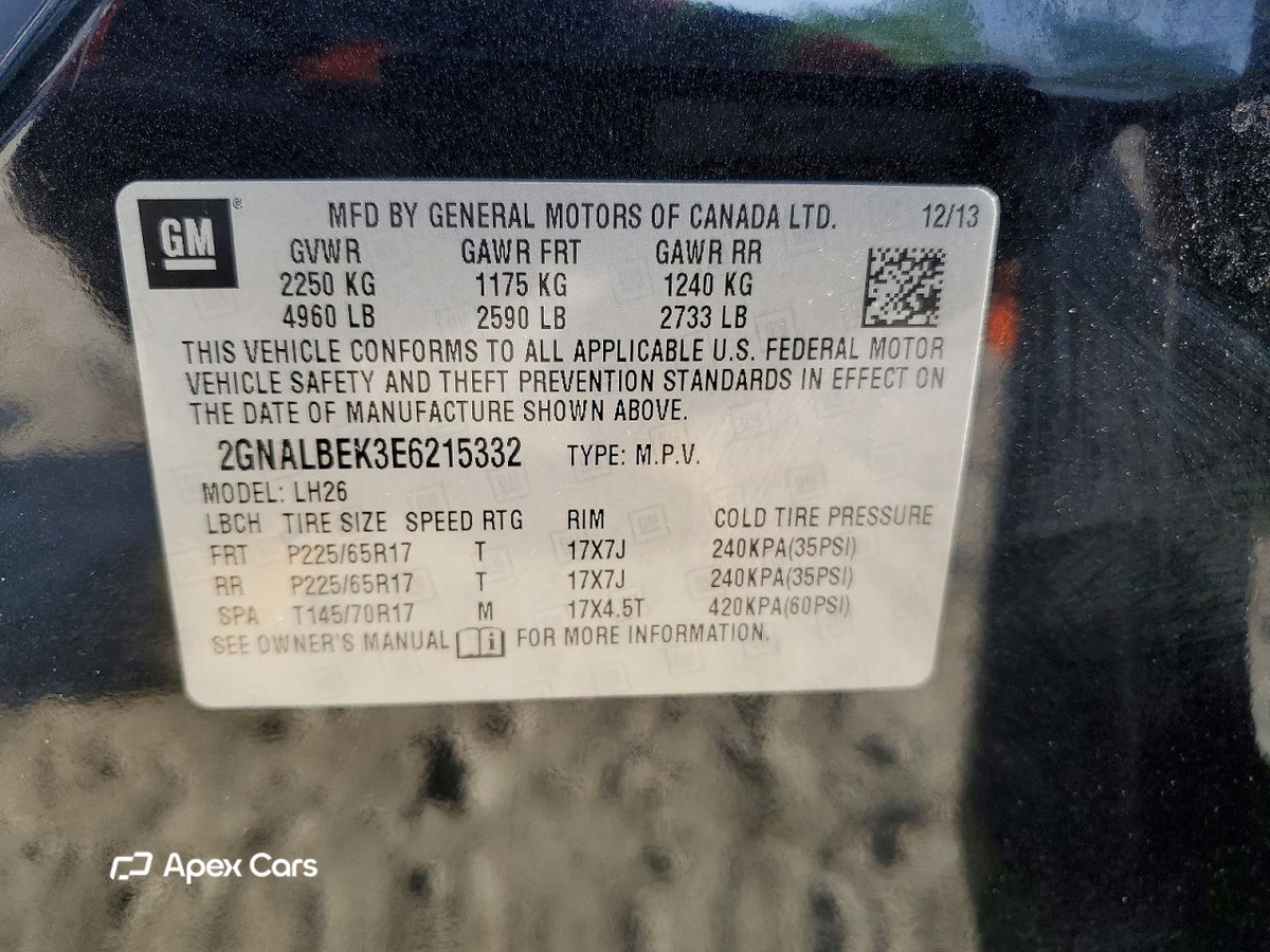 Chevrolet Equinox 2014