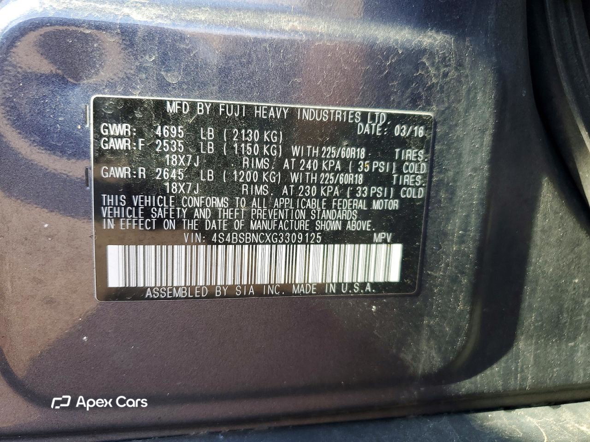 Subaru Outback 2016