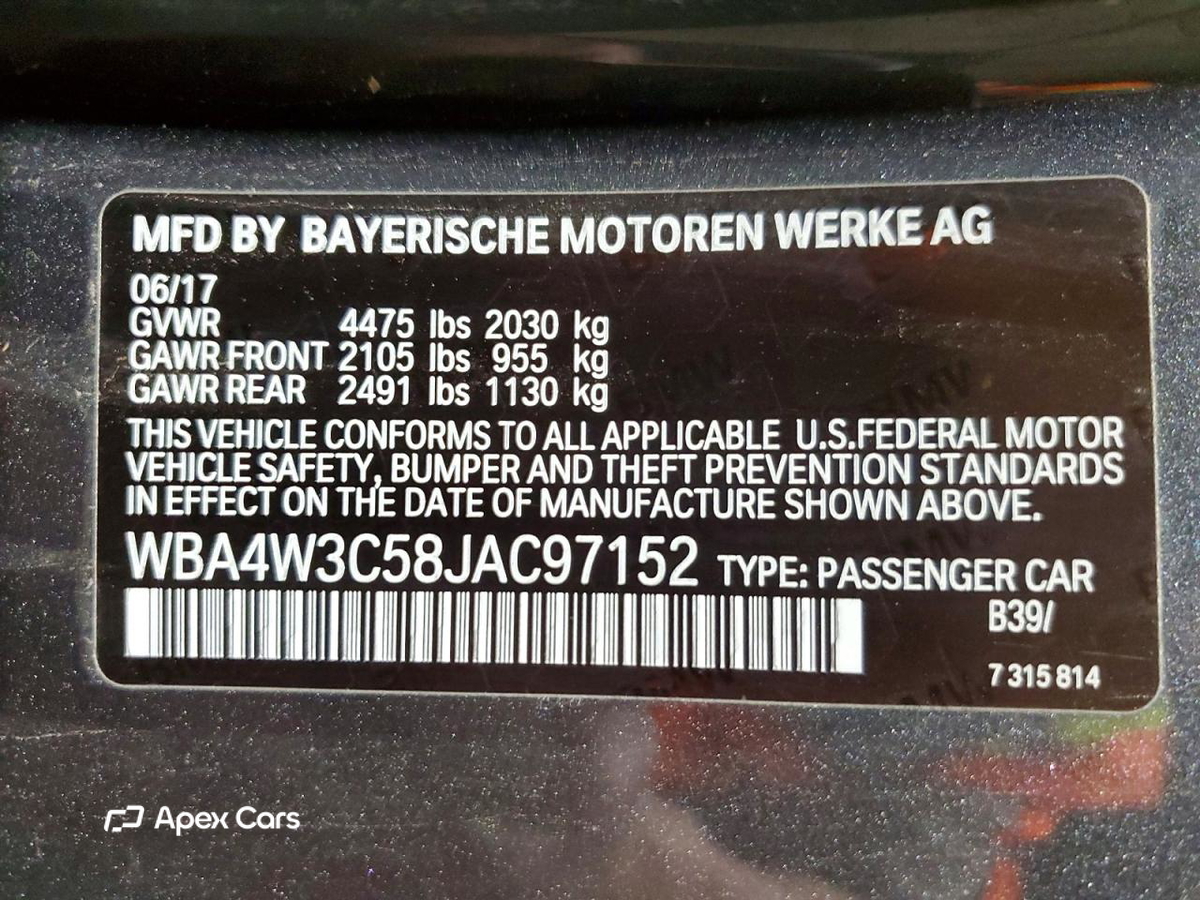 BMW Series 4 2018