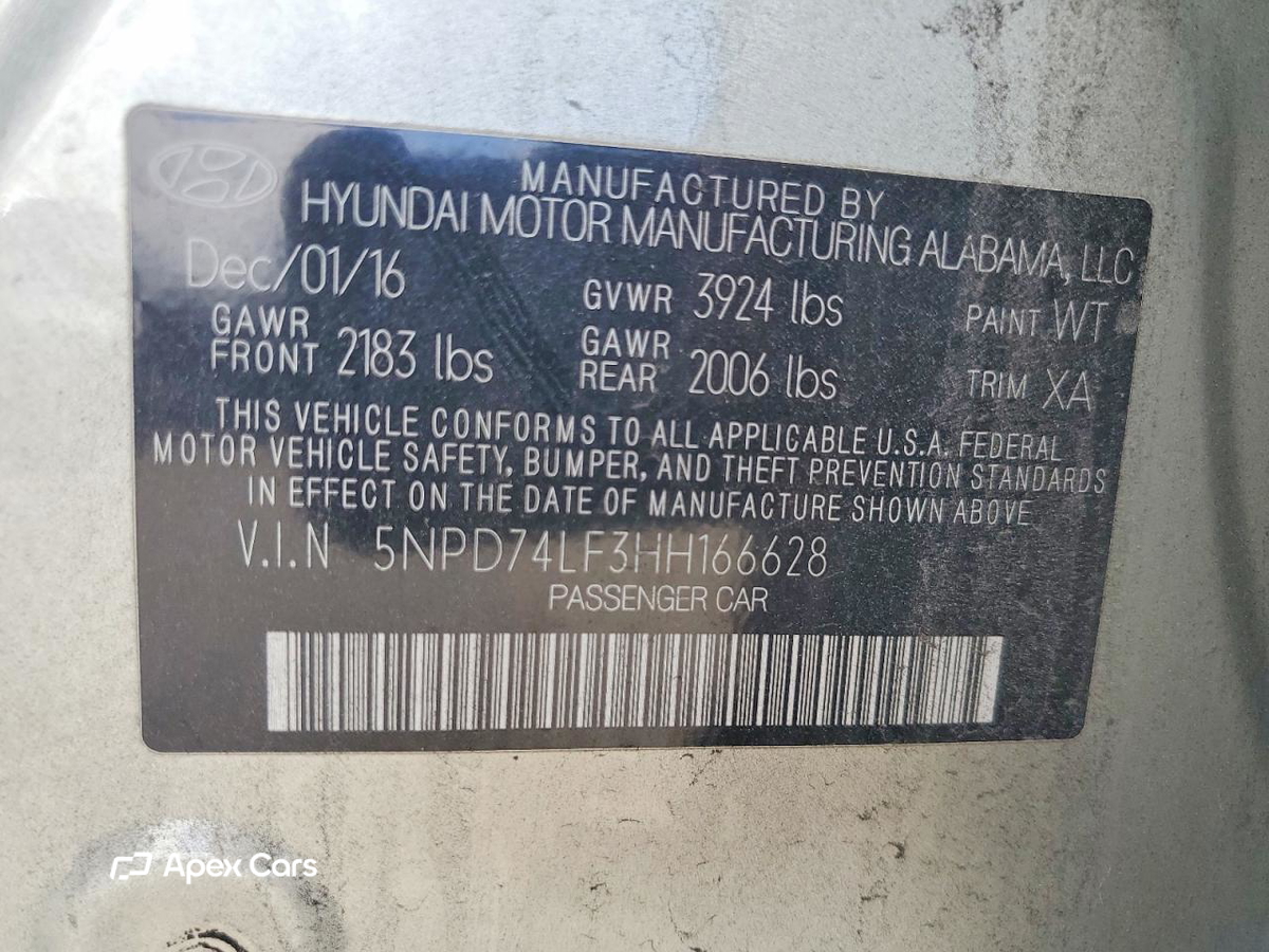 Hyundai Elantra 2017