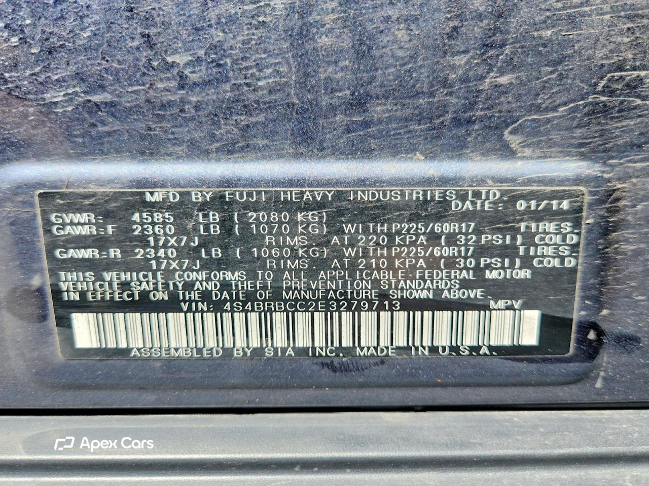 Subaru Outback 2014