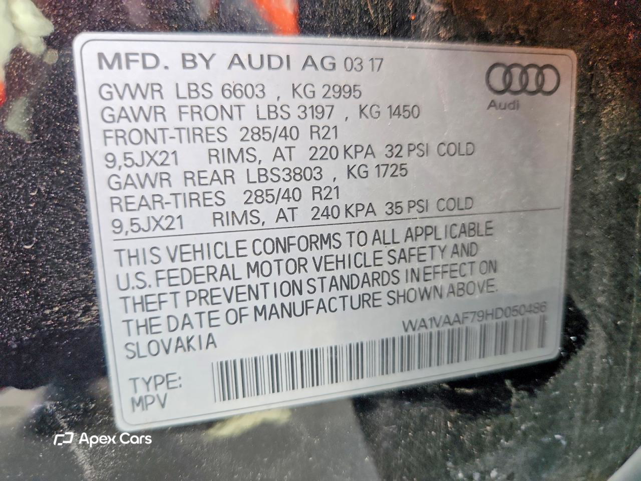 Audi Q7 2017