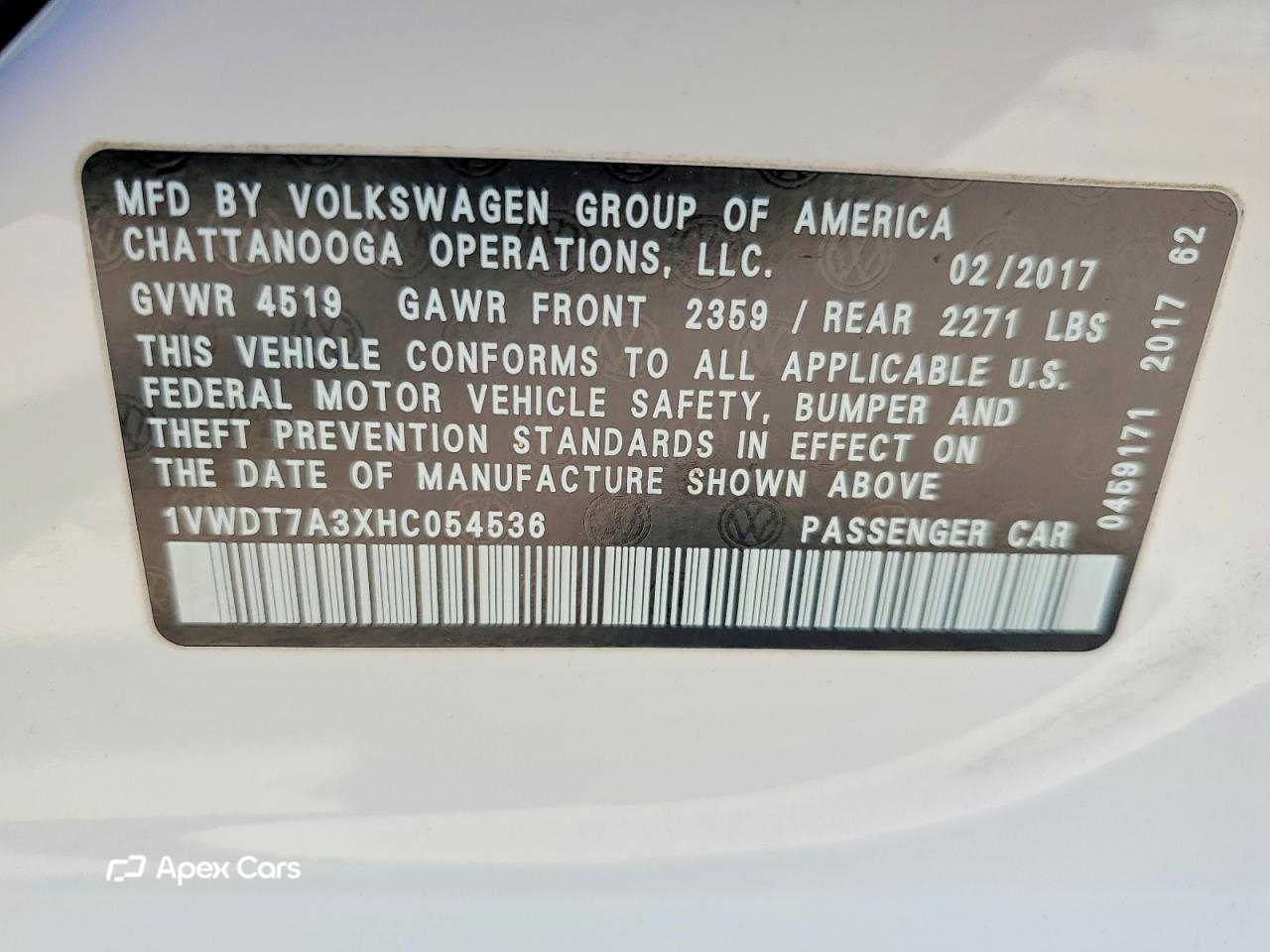Volkswagen Passat 2017
