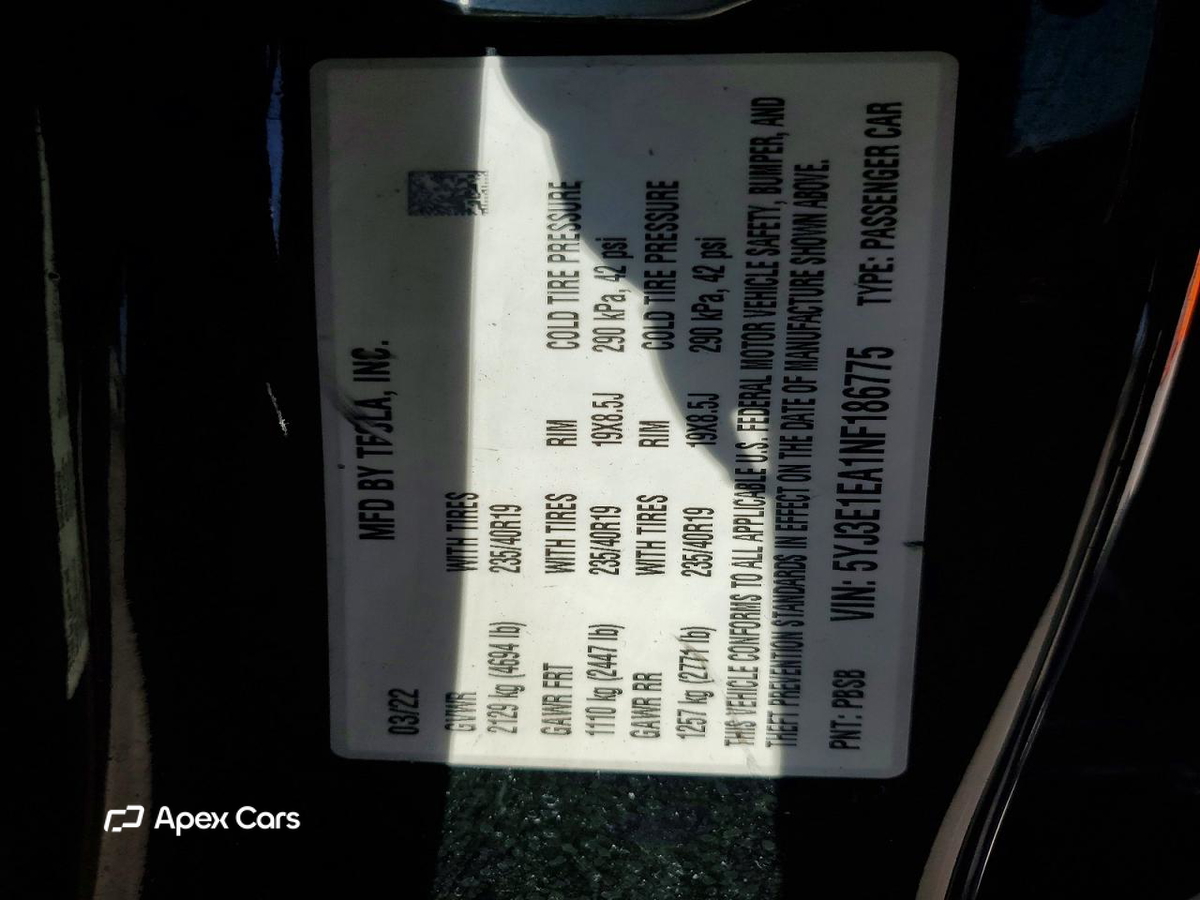 Tesla Model 3 2022