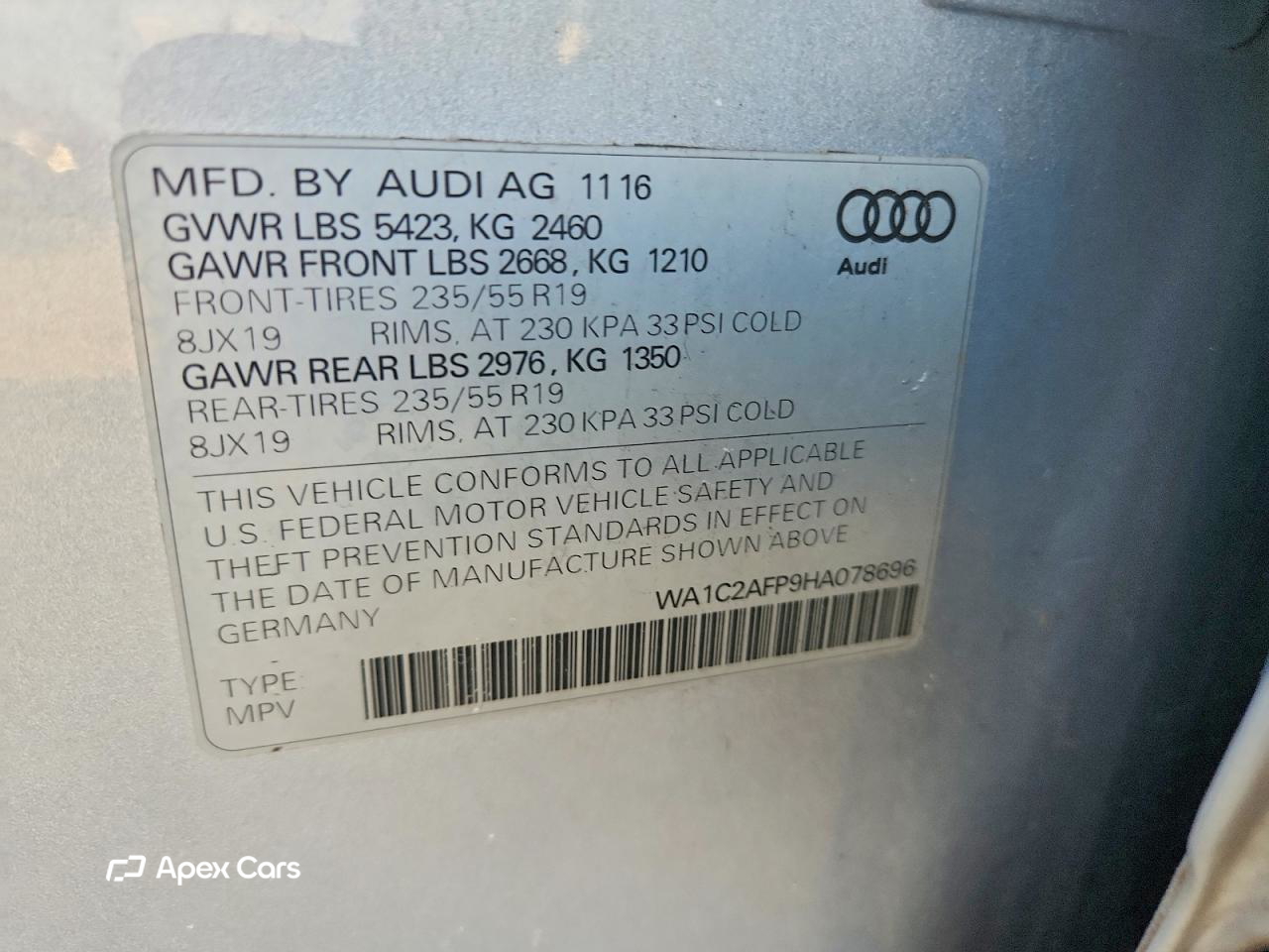 Audi Q5 2017