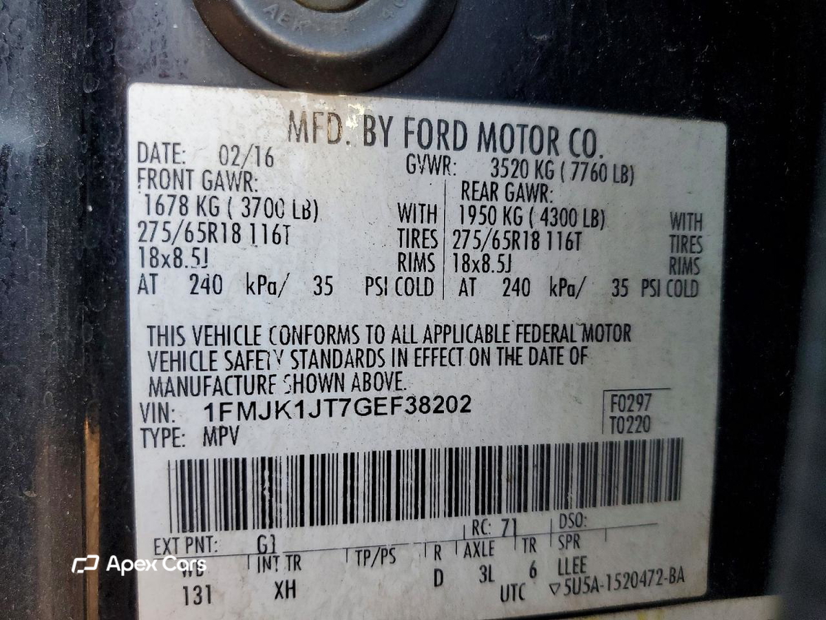 Ford Expedition 2016