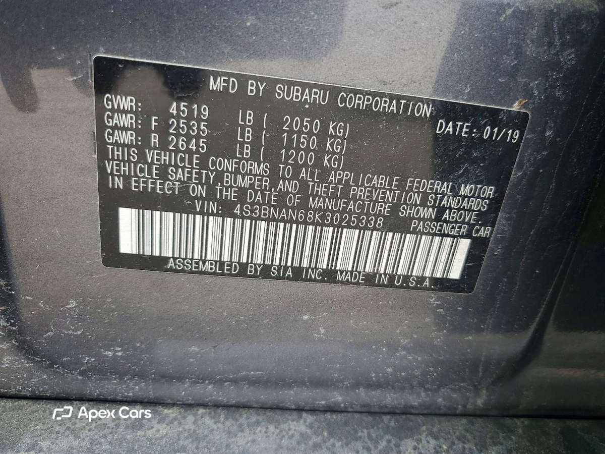 Subaru Legacy 2019