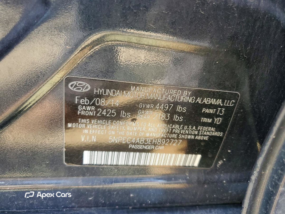 Hyundai Sonata 2014